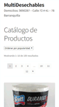Mobile Screenshot of multidesechables.com